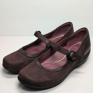 Dansko Misty Nappa MaryJane wedge shoes women's size 8.5 - 9 EU 39